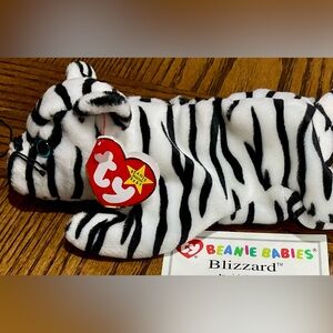 Blizzard beanie baby White Sox game from 1998